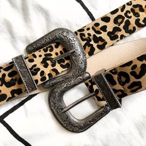 Dolls Kill Leopard Belt